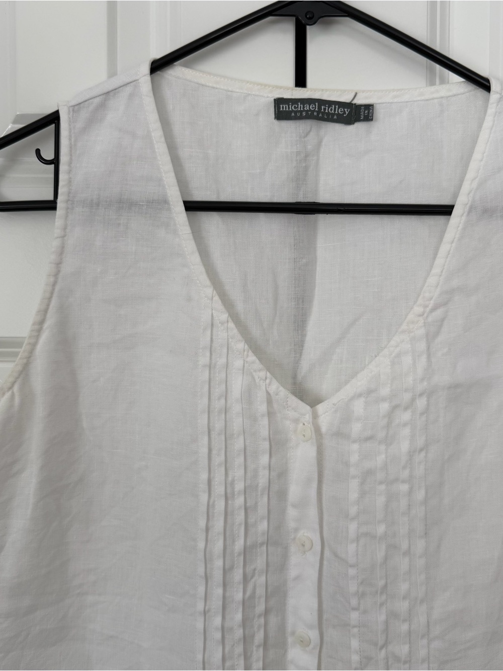 Michael Ridley Australia Linen Mini Dress - Picture 2 of 5
